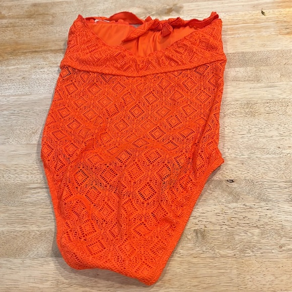 NWT Mossimo orange bathing suit - Picture 2 of 4